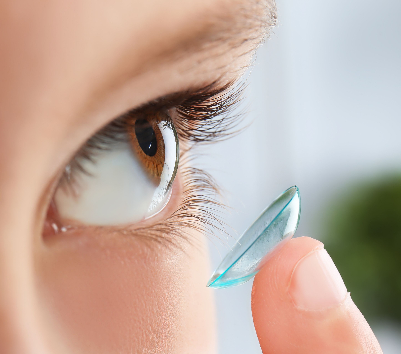 Contactlenzen in plaats van een bril